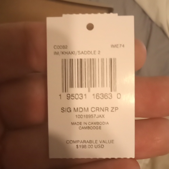 Coach khaki saddle 2 wallet - Picture 5 of 7